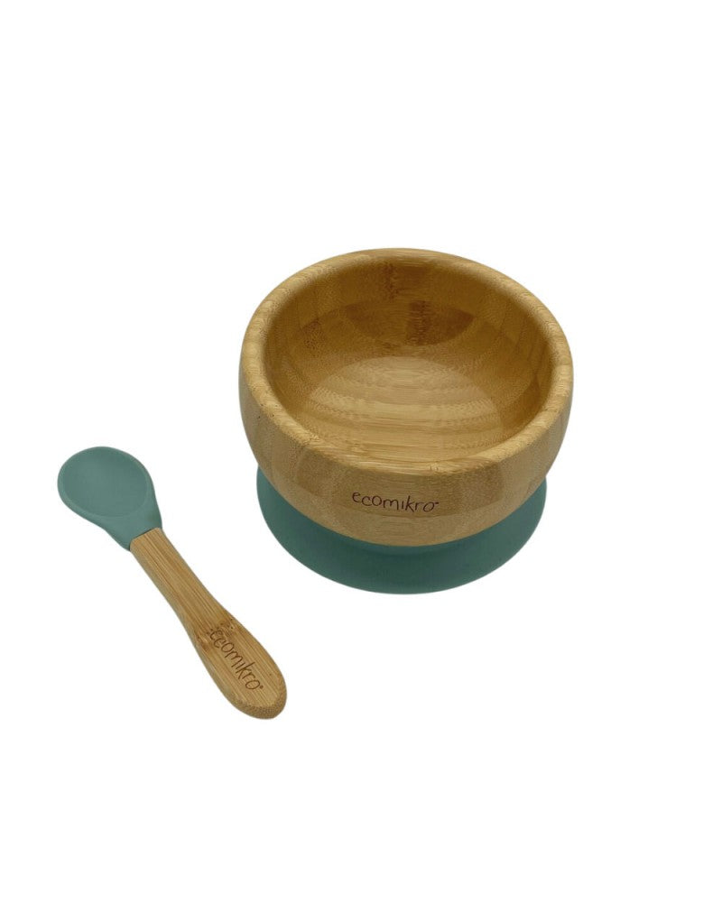 Ciotola in Bambù con cucchiaio - verde